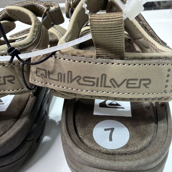 Quiksilver Pinnacle Sandals Mens 7 Tan Hiking Sport Strappy NEW main image 5
